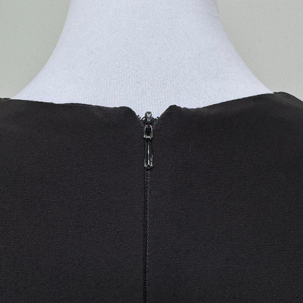Ieena for Mac Duggal Black Rhinestone Bow Cutout Column Gown Women’s Size 2 - Picture 11 of 16